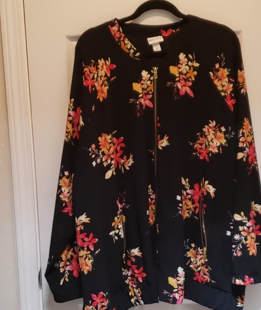 Floral Bomber Jacket